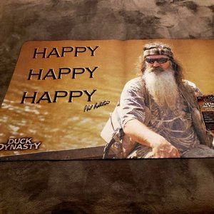 DUCK DYNASTY FLOOR MAT - HAPPY HAPPY HAPPY PHIL - NEW WITH TAGS